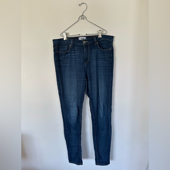 Paige Hoxton Ultra Skinny Jeans Dark Wash Size 33 - Picture 2 of 9